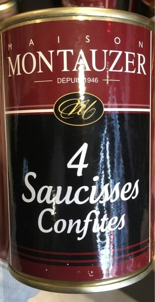 Saucisses confites