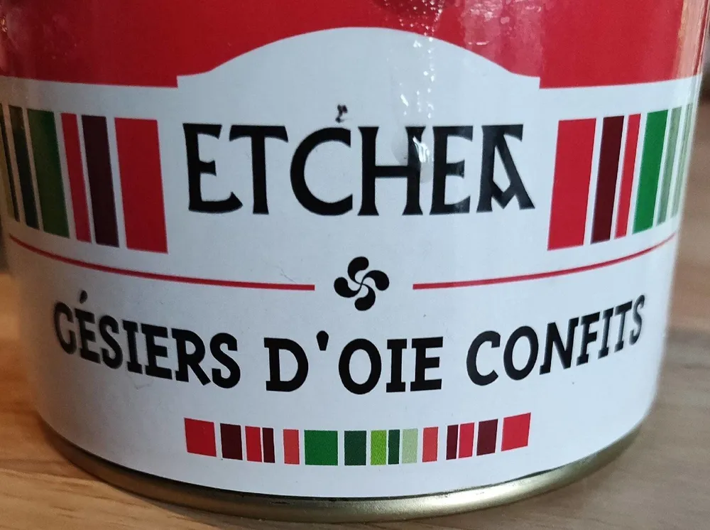 Gesiers d'oies confits