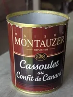 Cassoulet au confit de canard  montauzer