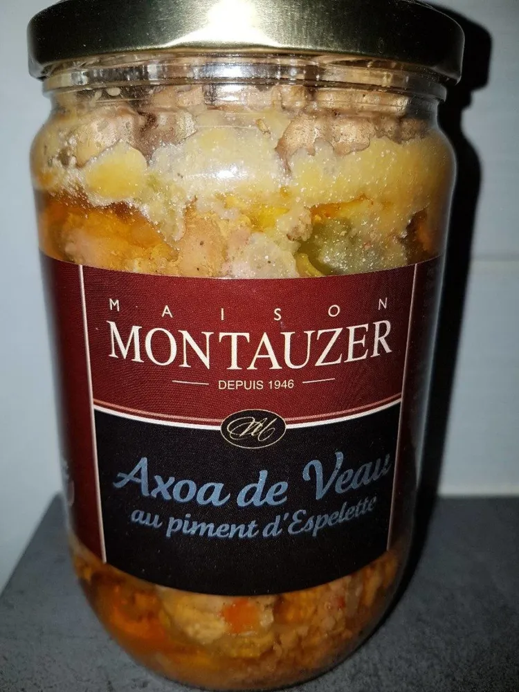 Axoa de veau au moment d'Espelette