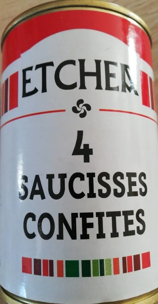 4 saucisses confites