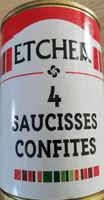 4 saucisses confites