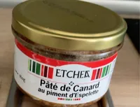 Paté de canard au pilent despelette