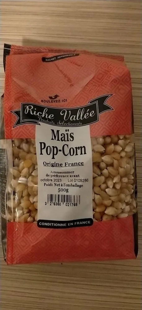 Maïs pop corn