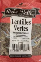 Lentilles vertes