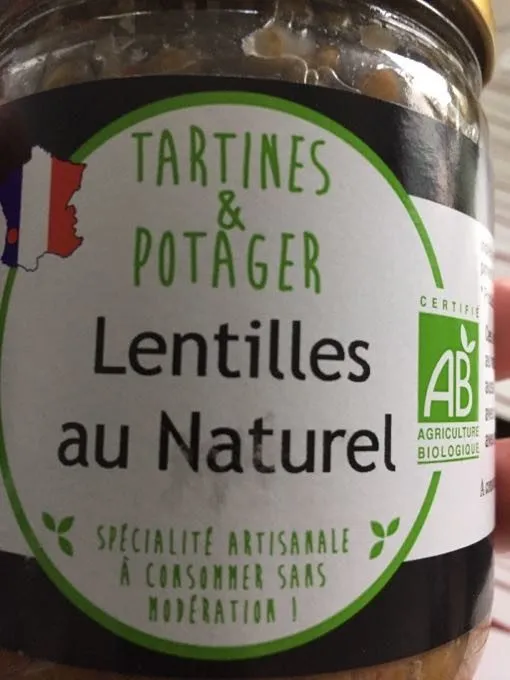 Lentilles au naturel