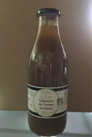 Gaspatcho de tomate au basilic