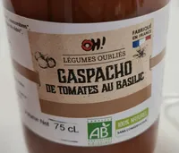 Gaspacho de tomate au basilic