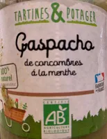 Gaspacho de conconbres a la menthe