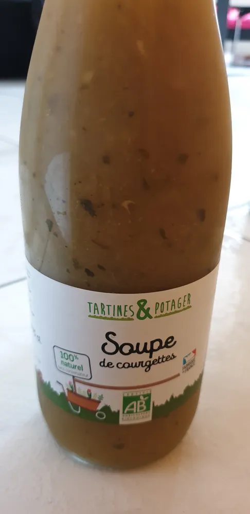 Soupe de courgettes