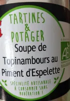 Soupe de topinambours au piment d'Espelette