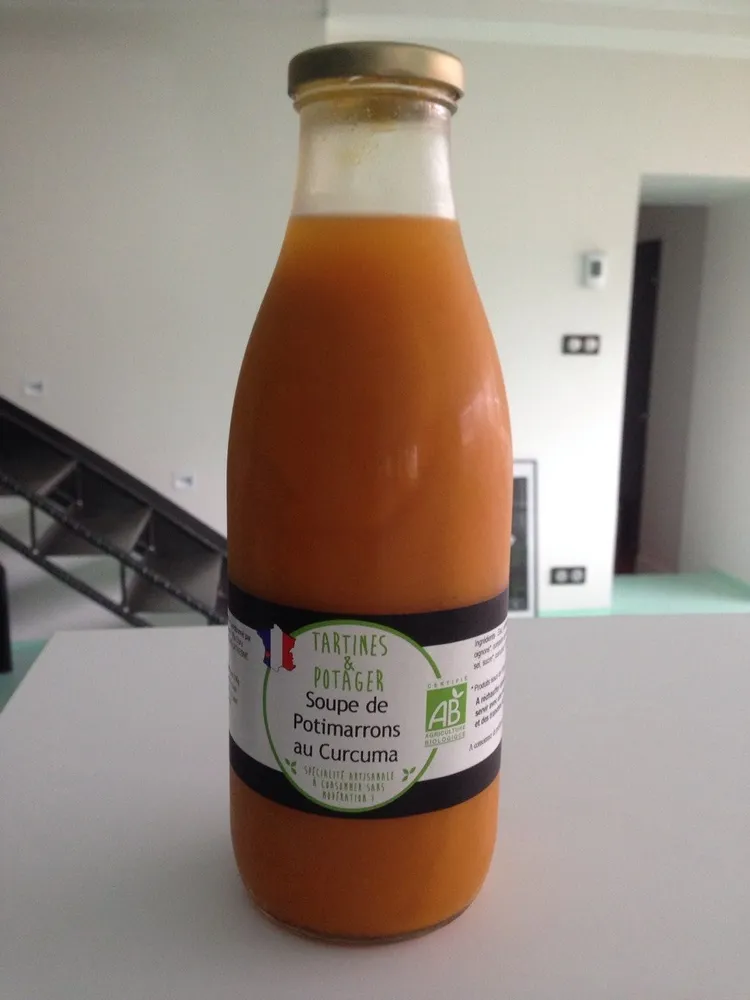 Soupe de potimarrons au curcuma