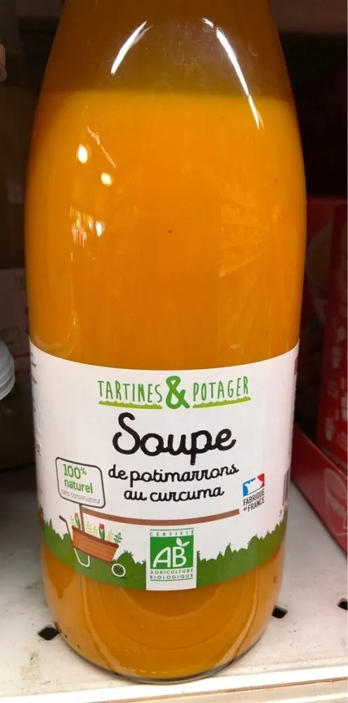 Soupe de potimarrons au curcuma