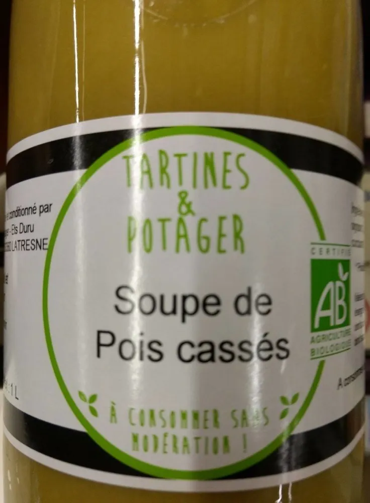 Soupe de Pois cassés