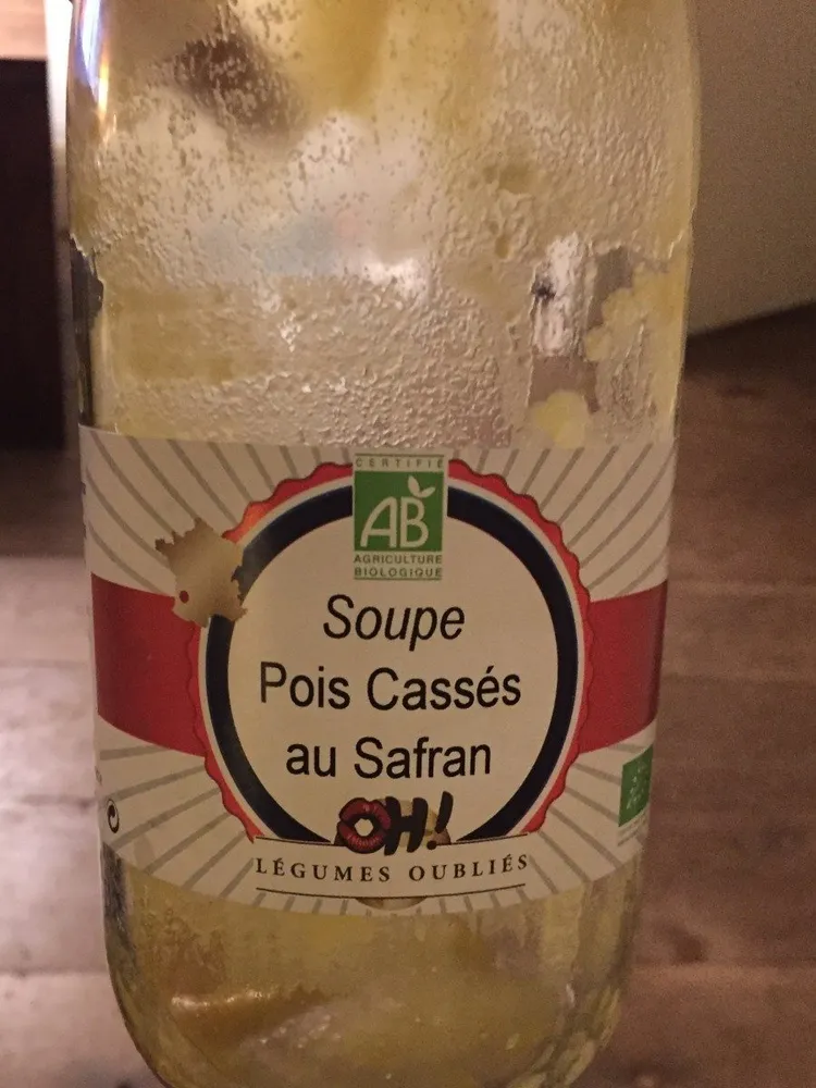 Soupe Pois Cassés au Safran
