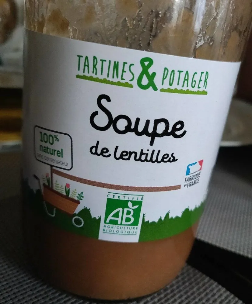 Soupe de lentilles
