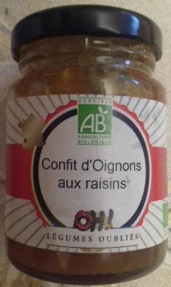 Confit d'Oignons aux raisins