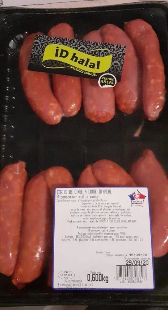 Chorizo de dinde