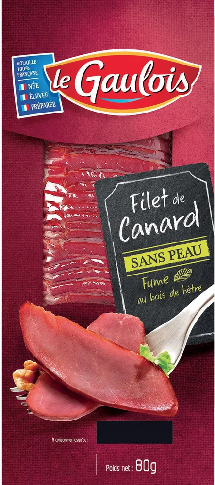 filet de canard fumé s/peau s/vide