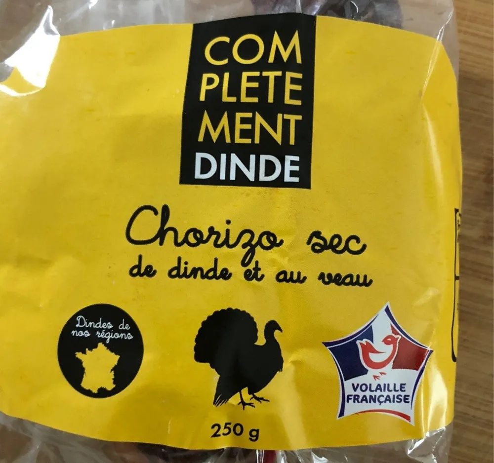 Chorizo sec dinde et veau