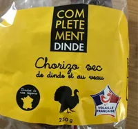 Chorizo sec dinde et veau