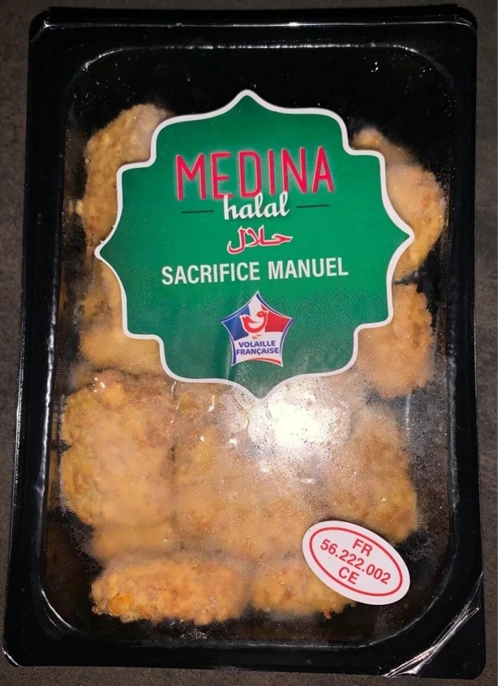 Nuggets de poulet Halal