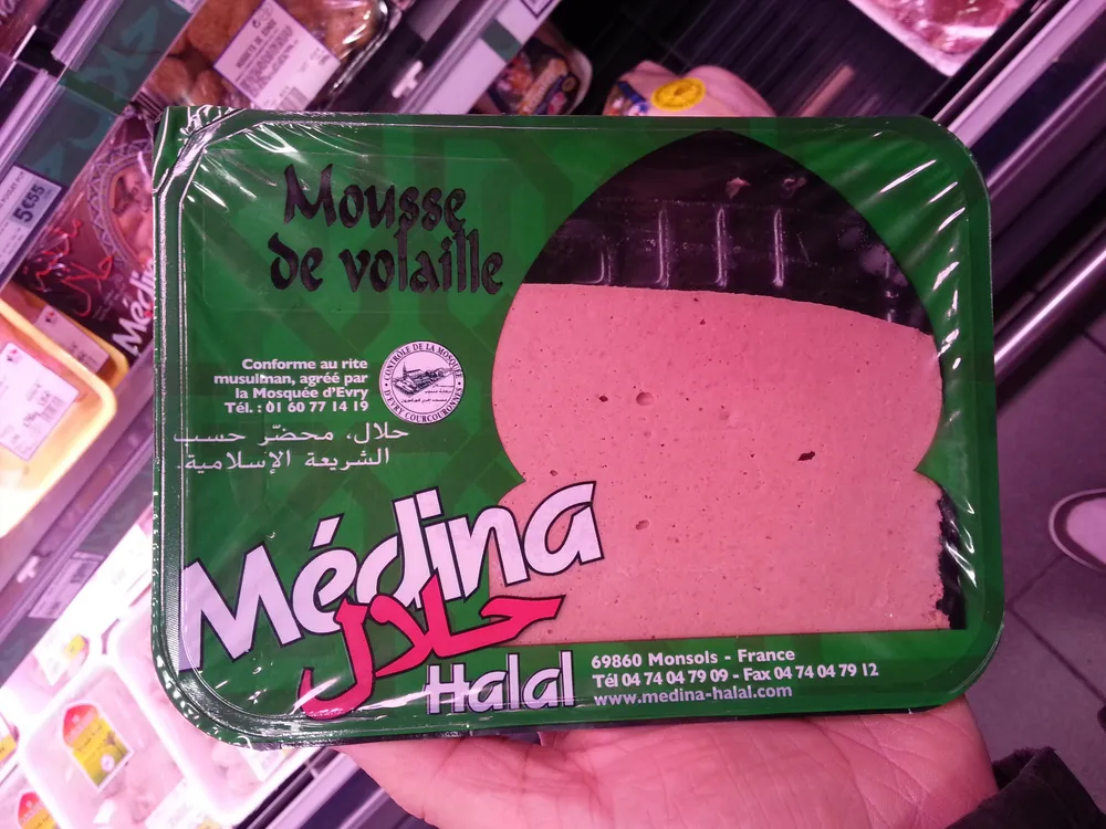 Mousse de volaille, Halal
