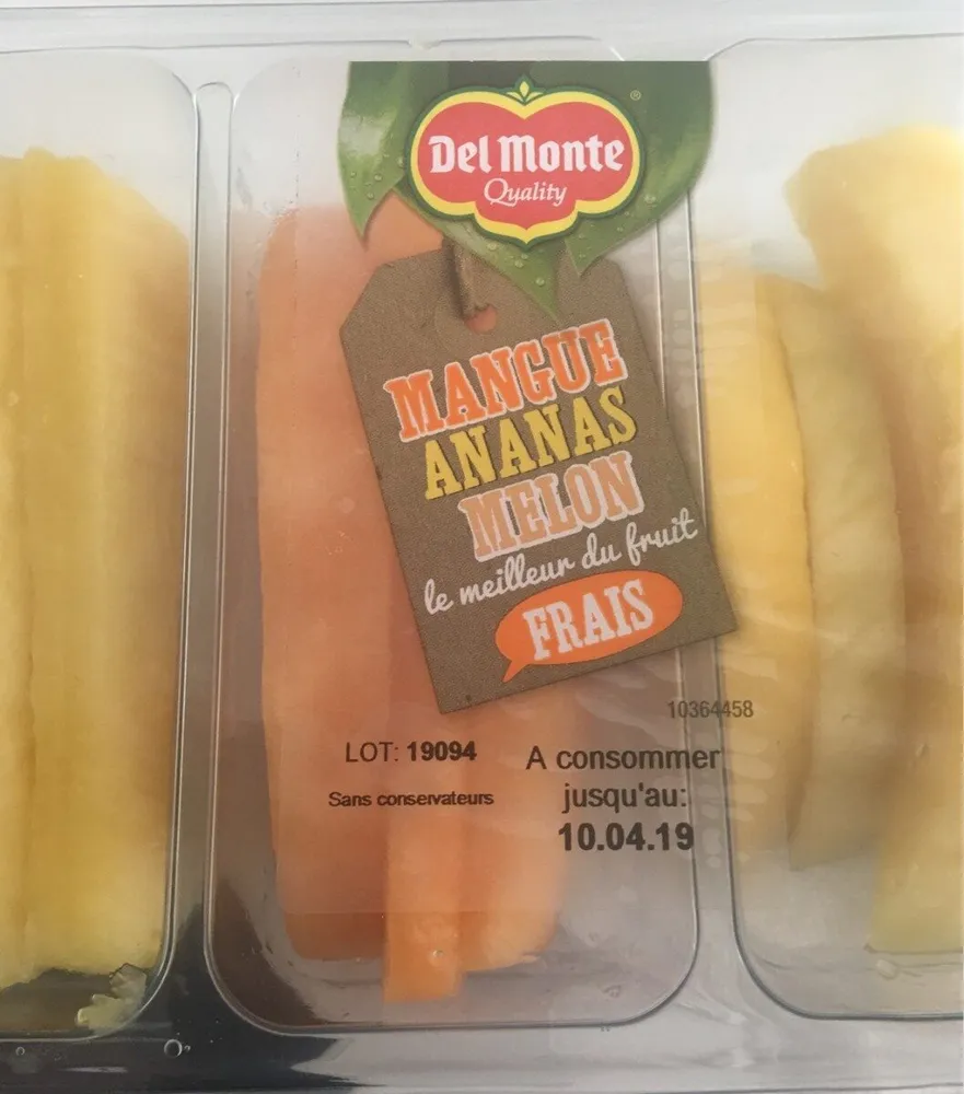 Mangue Ananas Melon frais