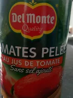 Tomates pelées au jus sans sel ajouté