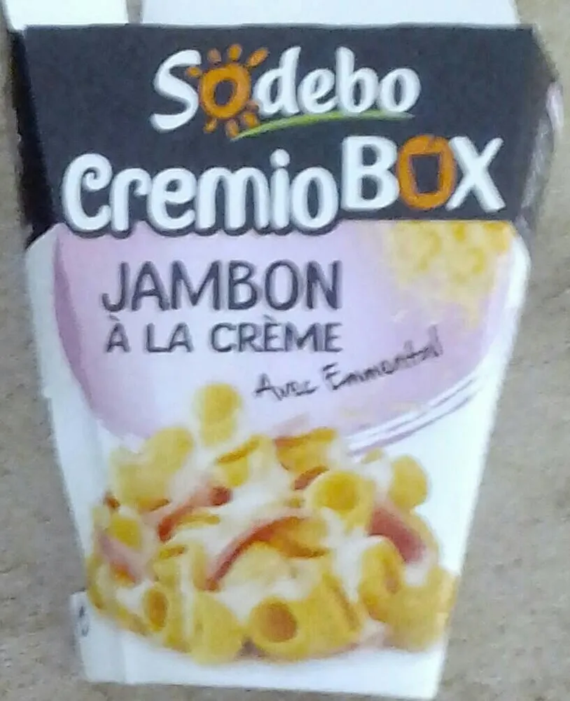 Cremio box : jambon à la crème
