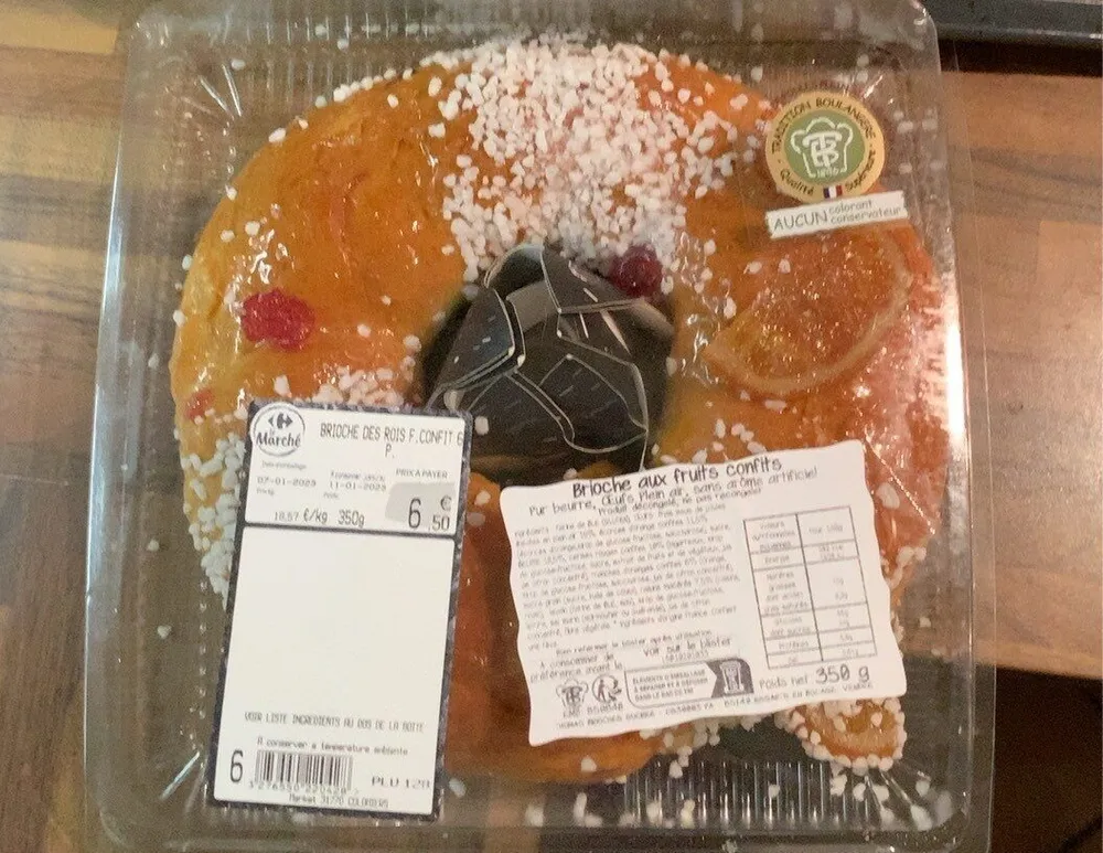 Brioche des rois fruit confit