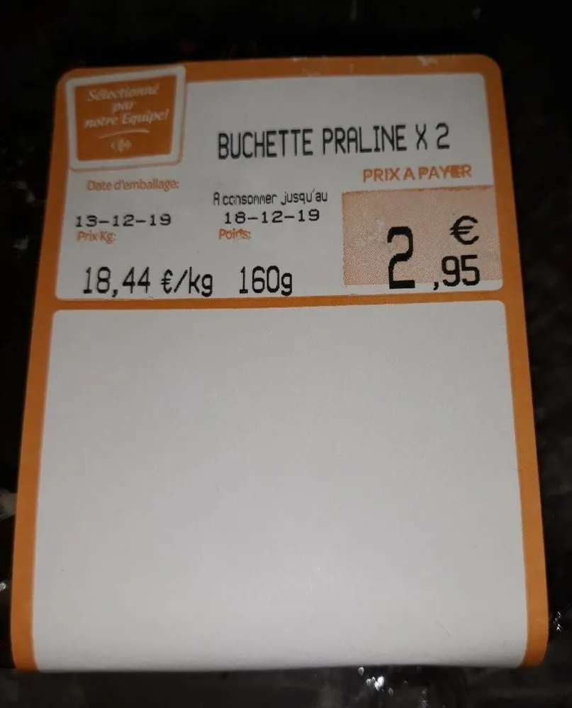 Buchette praliné ×2