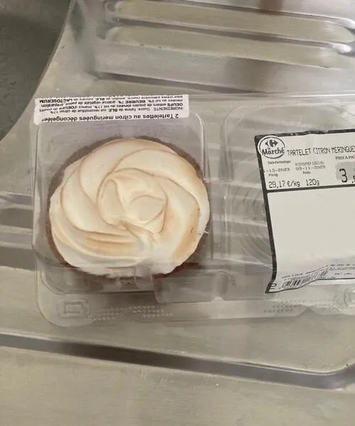 Tartelette aux citron meringuée