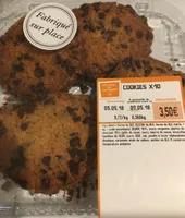Cookies aux Pépites de Chocolat x8