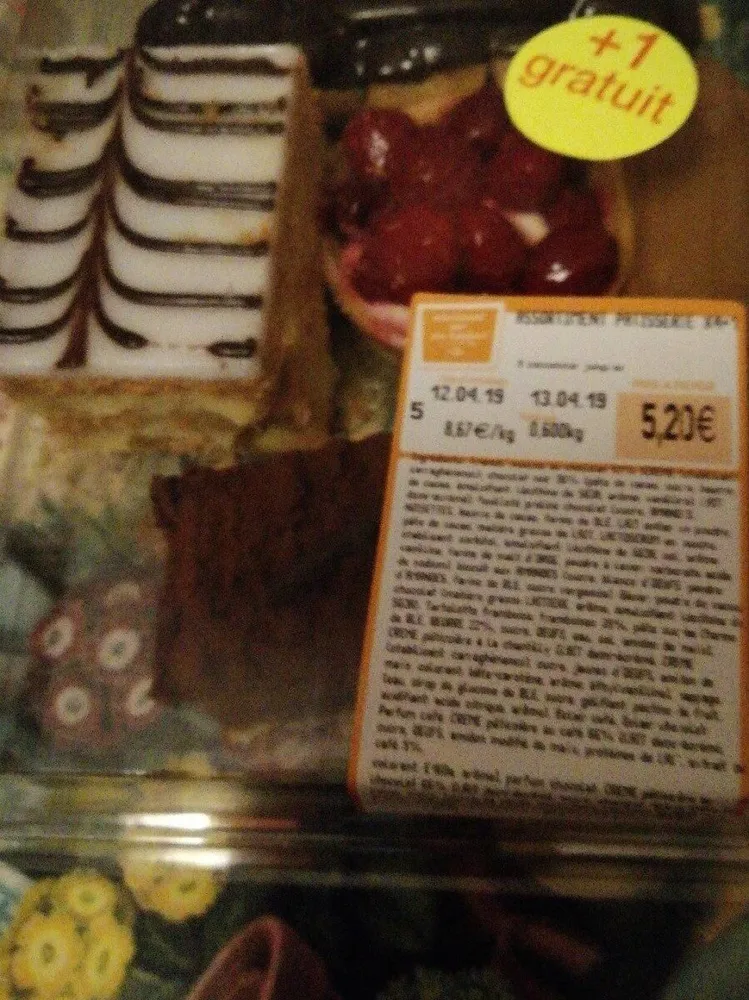 Assortiment pâtisserie