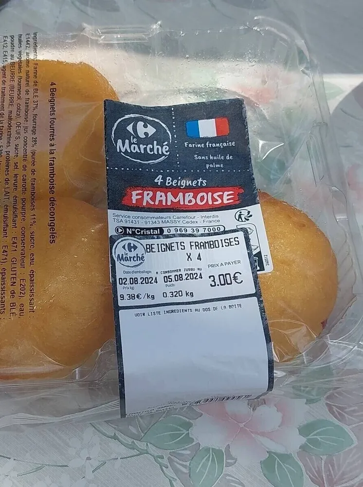 Beignets framboise