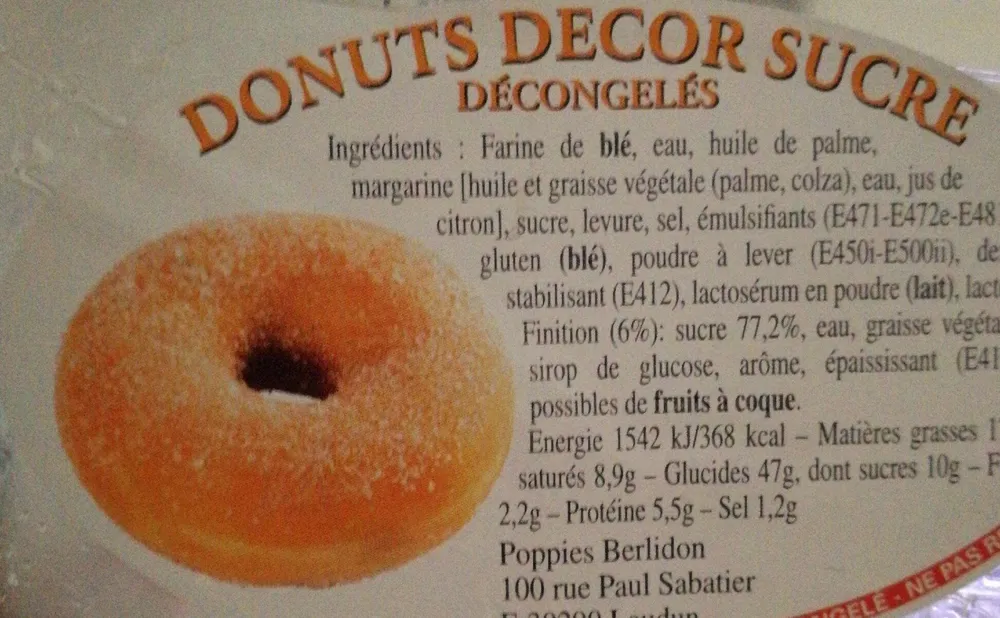 Donut sucre