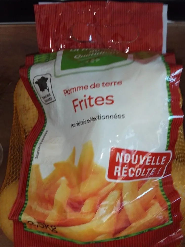 Pommes de terre Frites Nouvelle Récolte
