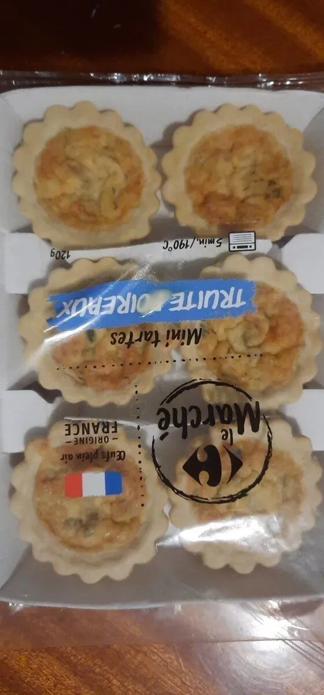 Mini tartes Truite Poireaux