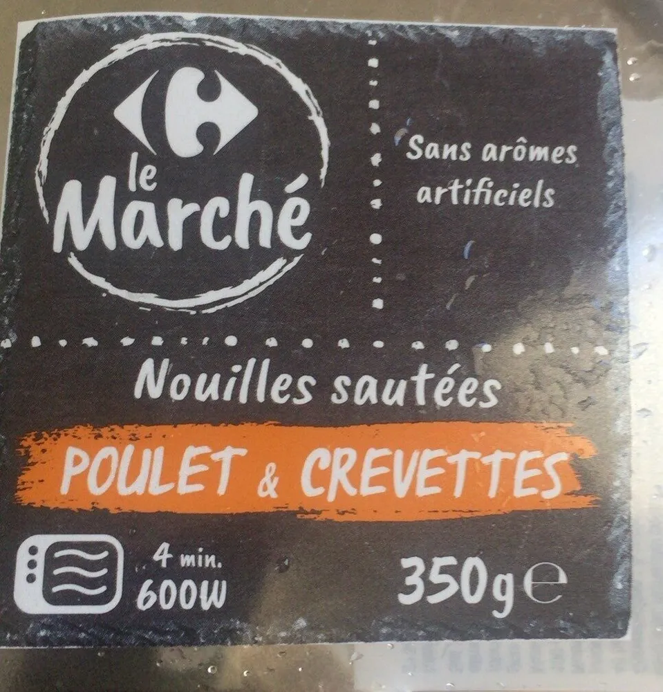 Nouilles sautées Poulet & crevettes