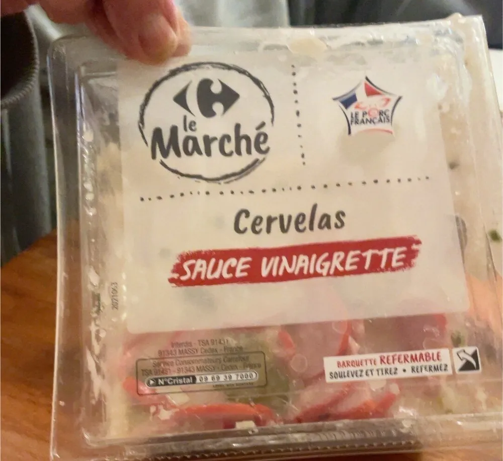 Cervelas sauce vinaigrette