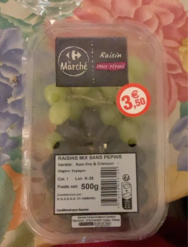 Raisin sans pépin