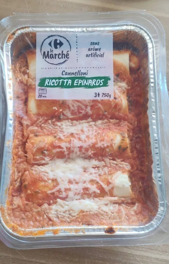 Cannelloni RICOTTA EPINARDS