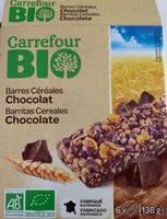 Barres cereales chocolat