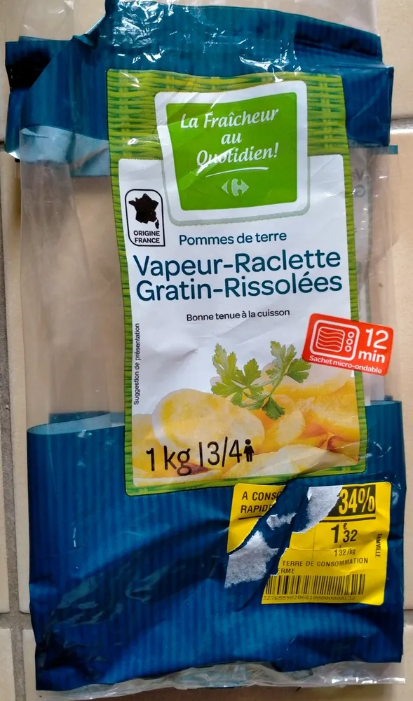 Pommes de terre MICRO-ONDABLES