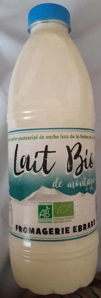 Lait bio de montagne