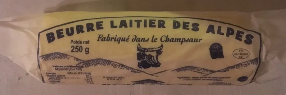 Beurre laitier des Alpes