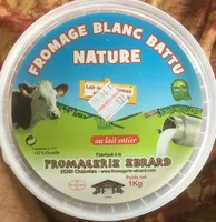 Fromage blanc battu au lait entier