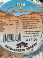 Flans au caramel FROMAGERIE EBRARD