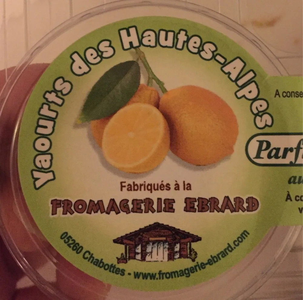 Yaourt des Hautes-Alpes au citron